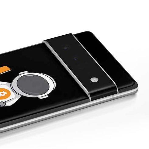 Bitcoin Astronaut Google Pixel 6 Skin